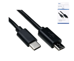 USB 3.1 Kabel Typ-C - micro B, schwarz, Box, 1m DINIC Box